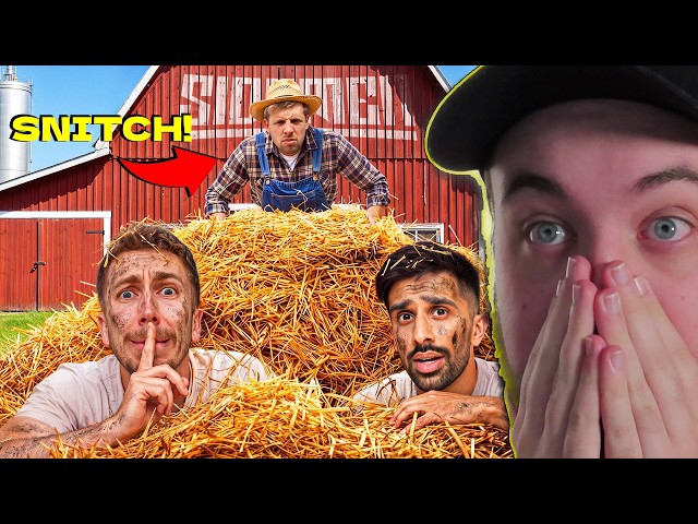 SIDEMEN HIDE AND SEEK ON A FARM REACTION!