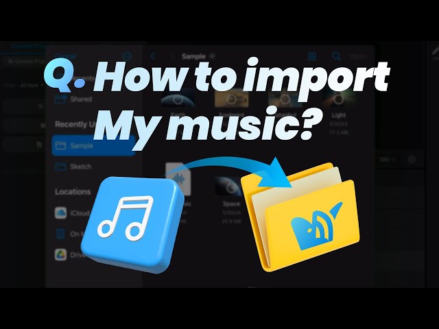 How can I import my own music? | QnA Tutorial 01
