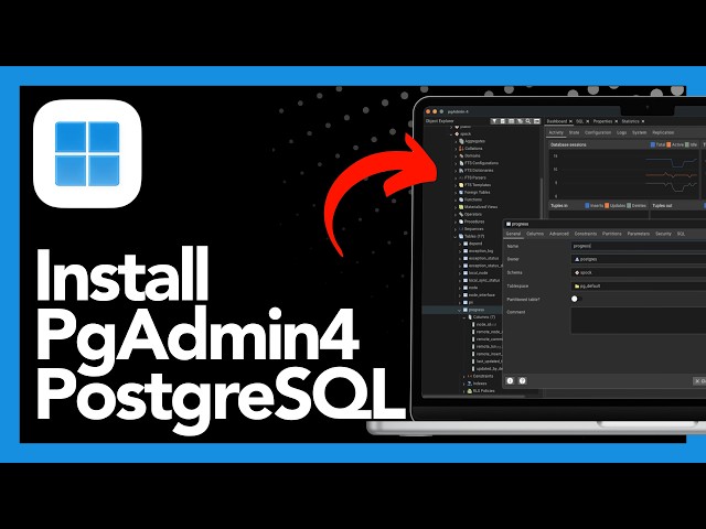 How to Install PostgreSQL and pgAdmin 4 on Windows