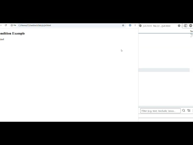 JavaScript If-Else Condition Example | Pass or Fail Program