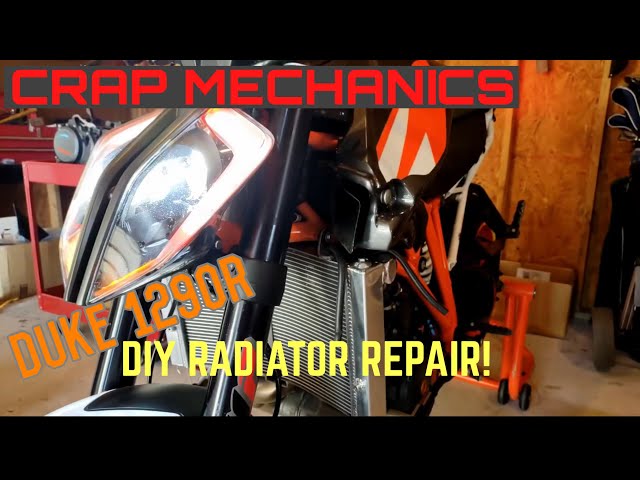 KTM 1290 Super Duke china/GPI radiator install - CRAP MECHANICS