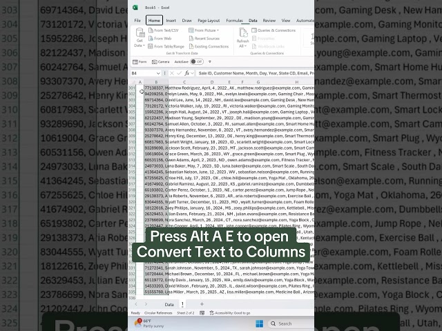 How to Split Messy Data into Columns in Excel 🧹
