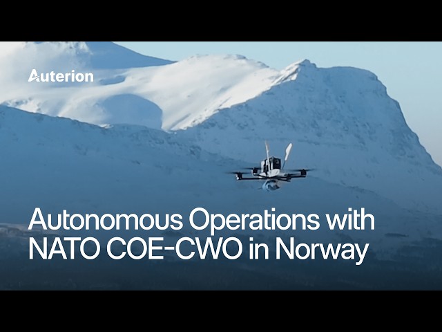 Autonomous Operations with NATO COE-CWO in Norway | Auterion