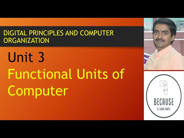 3.1 Functional Units of Computer in Tamil