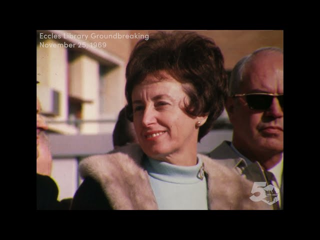Eccles Library 50th Anniversary: Groundbreaking & Dedication (Raw Footage)