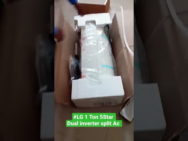 LG Dual inverter split ac unboxing video