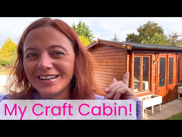 I Turned My Summer House Into a Craft Cabin! 🧶 | Knitting, Crochet & Craft Room Makeover