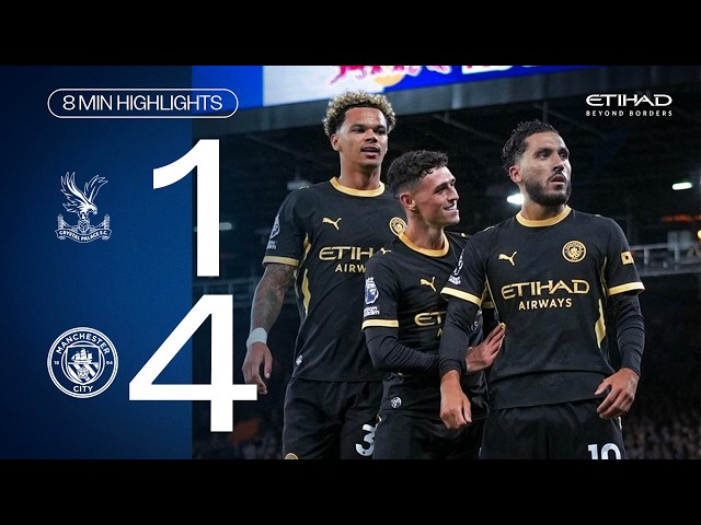 EXTENDED HIGHLIGHTS | Crystal Palace 1-4 Man City | Cherki and Haaland at the double!