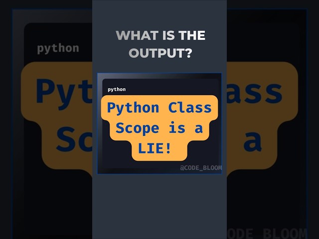 95% of Senior Devs Get This Python Quiz Wrong 🛑 #pythonbeginner #pythoninterviewquestions #coding