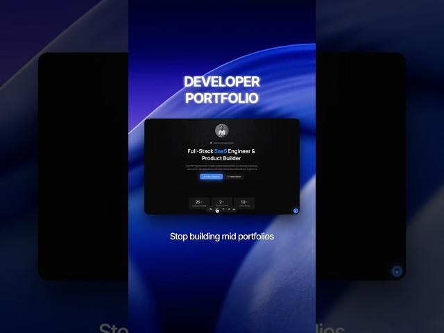 Ship Better Portfolio #buildinpublic #saas #indiehackers #fullstack #portfolio
