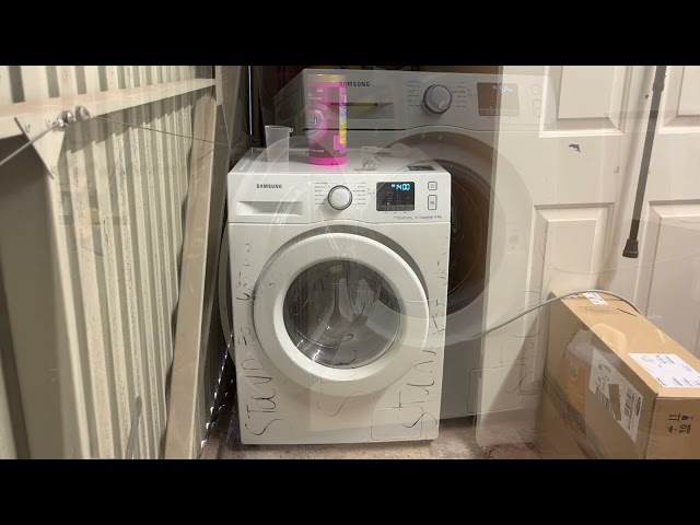Samsung WF80F5E0W4W jumping unbalanced spin compilation￼￼