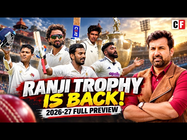 Ranji Trophy 2026-27: Full Preview | Teams, Format, Stars & Matches to Watch | Cricfit