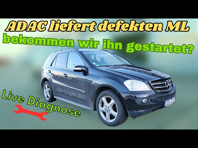 ADAC schleppt ML 320CDI zu uns! Bekomme ich ihn gestartet? Ihr seid "live" dabei | MB Youngtimer