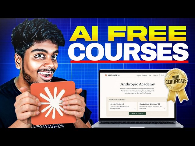 12 FREE AI Courses by Anthropic 🤯 | Learn AI for Free 🚨 | All Links in description  !!!