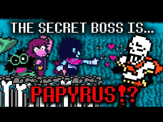 We KNOW Who The SECRET BOSS of Chapter 6 is?! (Undertale/ Deltarune Chapter 6 Theory)
