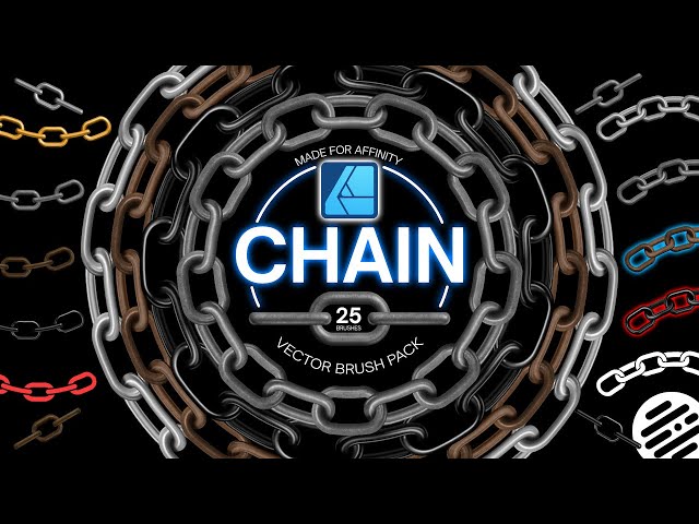 Chain Vector Brush Pack for Affinity Designer
