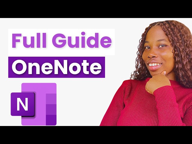 Microsoft OneNote Tutorial For Beginners Step By Step
