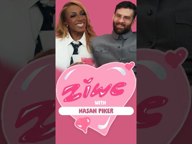 Hasan Piker is an iconic guest. Tonight at 8pm, watch with me live on YouTube!! #ziwe #hasanpiker
