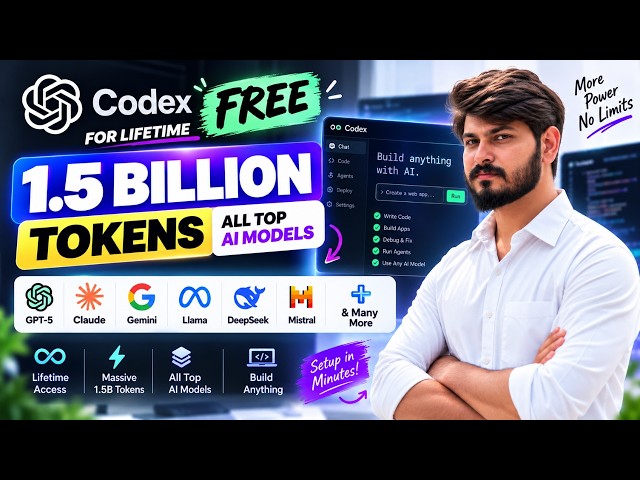 Use Codex FREE for Lifetime | Get 1.5 Billion Tokens for AI Coding