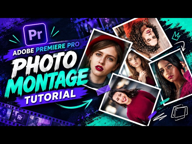Adobe Premiere Pro Photo Montage Tutorial | Creative Photo Slideshow