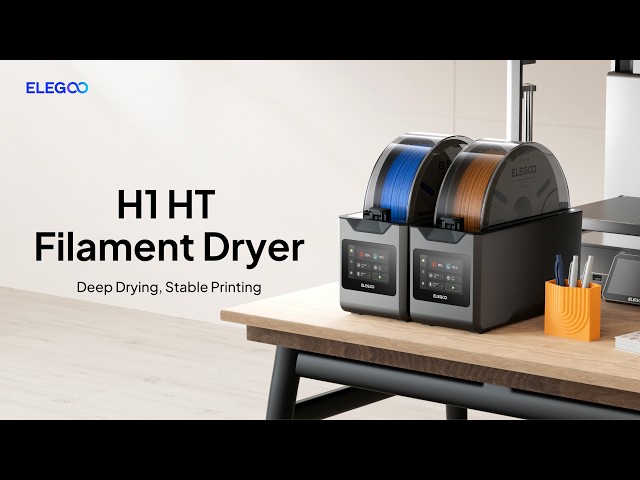 Deep Drying, Stable Printing | ELEGOO H1 HT Filament Dryer
