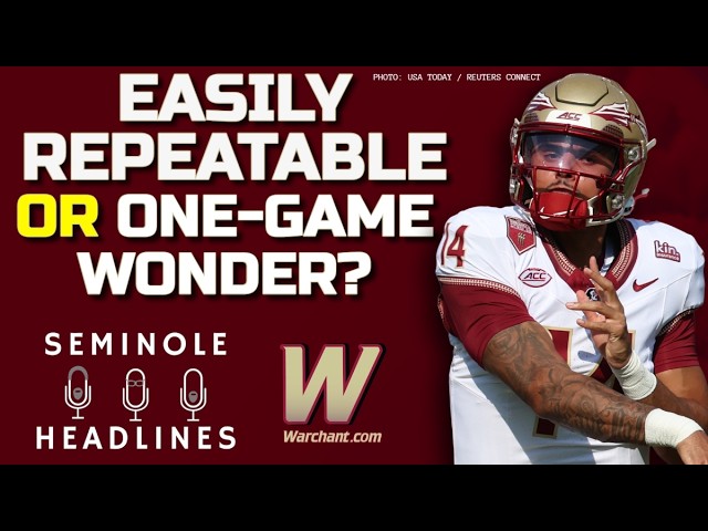 Can FSU Replicate It's Offensive Performance? | Seminole Headlines | FSU Football | Warchant TV