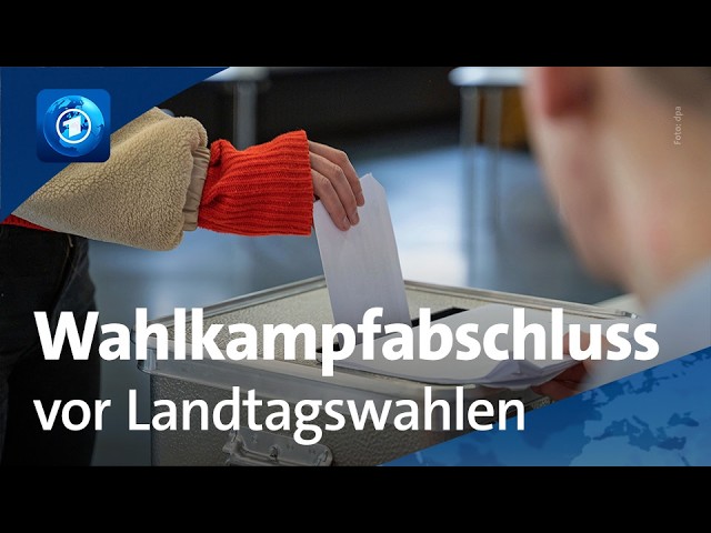 Berlin und Mecklenburg-Vorpommern: Abschluss vom Wahlkampf | 🌍 tagesschau24 Top-Thema, 18.9.2026