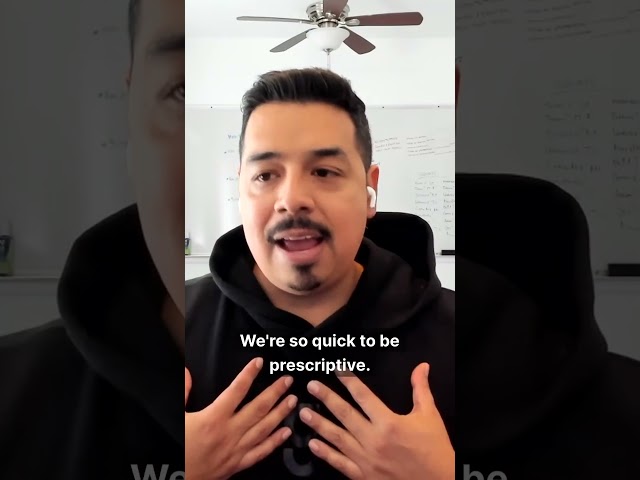 Such a great reminder! Fredy Romero #youthministry #podcastwisdom #shorts