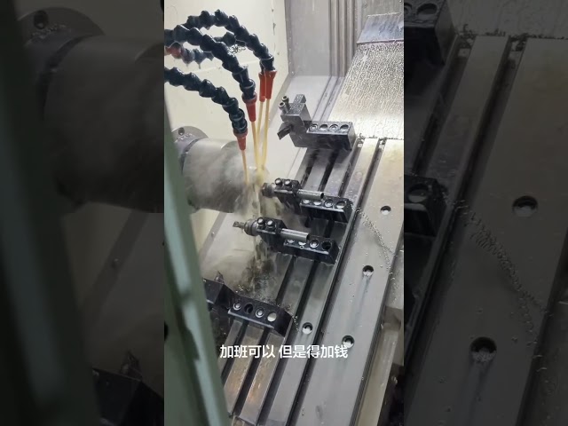 LIHAO CNC MACHINE Gang tool lathe In stock #cnc #cncmill #cncmill #machine #automobile