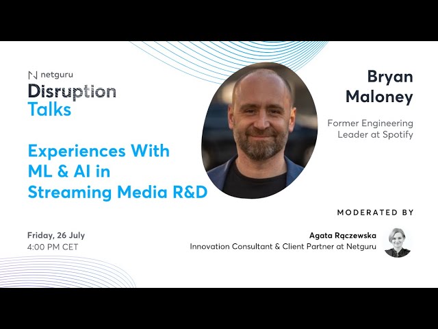 Experiences With ML & AI in Streaming Media R&D