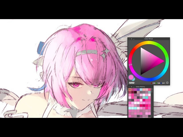 Painting Remielle for good luck