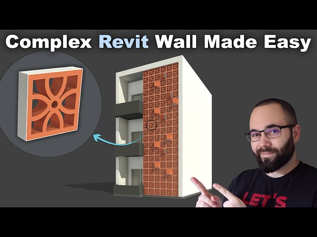 Jali Walls in Revit Tutorial (Complex Brick Block Wall in Revit)