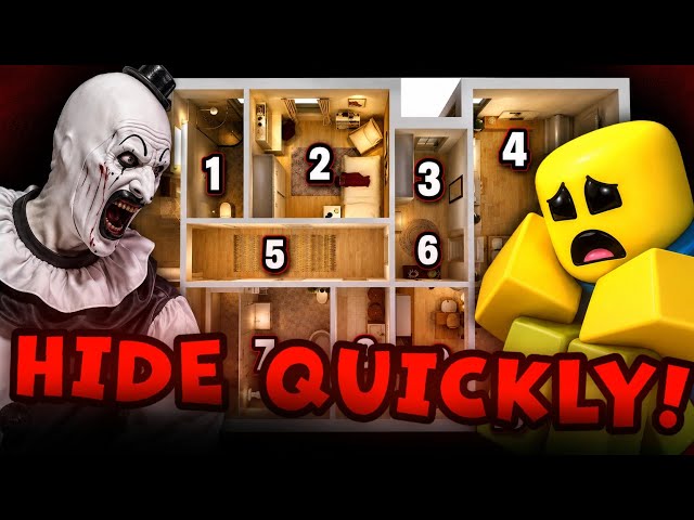 HIDE FROM THE SCARY CLOWN and ANTAGONIST