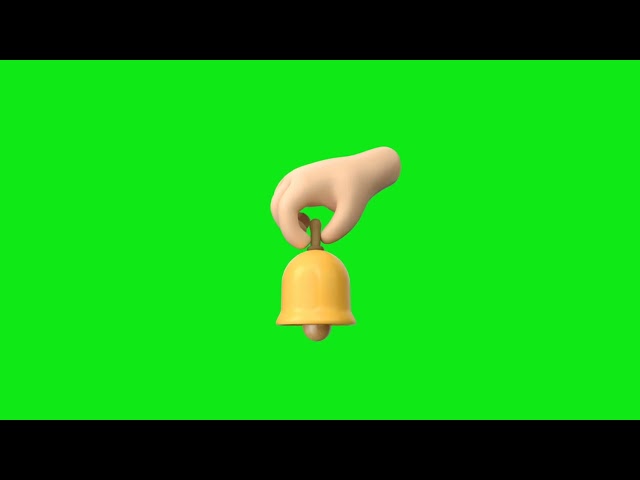 Bell 🔔 Green Screen Template Copyright Free - Aavesh Creations