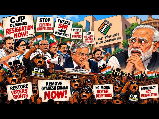 Cockroaches protest, demanding resignation over the Gyanesh incident