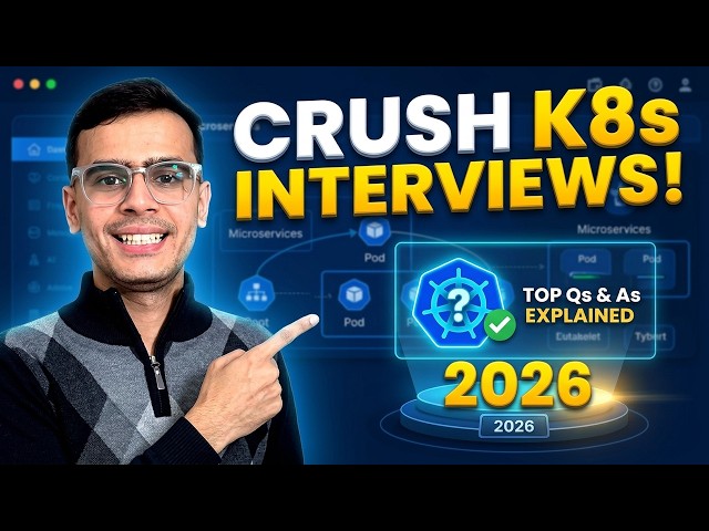 Kubernetes Interview Questions and Answers (2026) | Top 15 Explained Simply