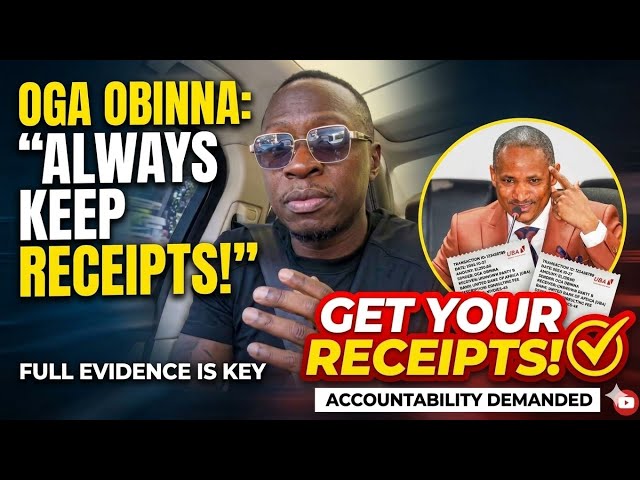 Oga Obinna always  Keep the receipts,  When accountability demands  it you will be ready !!