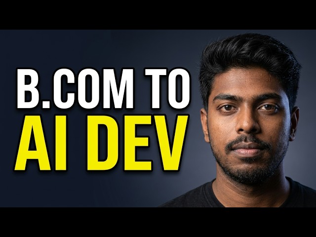 B.Com to AI Developer: How a Student Built an AI Business from Scratch