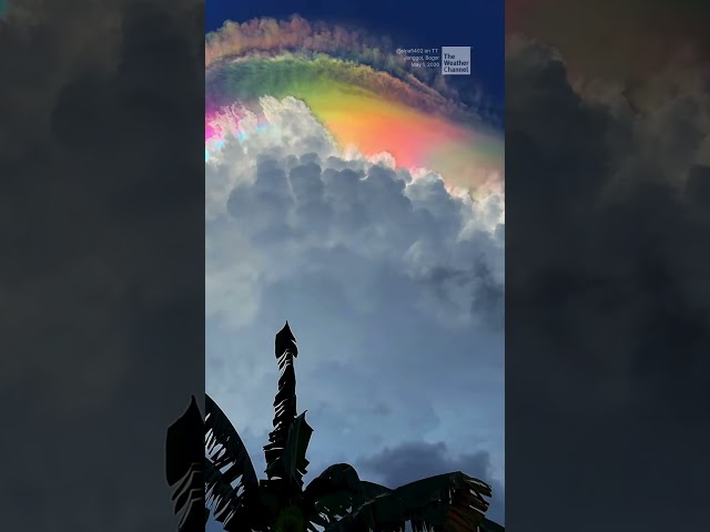 Rare Iridescent Clouds