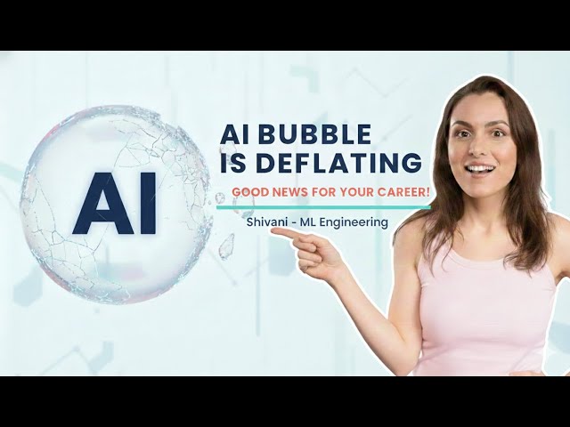 The AI Bubble Is Deflating. That’s Good News for Your Career | Shivani Works | Machine learning ML