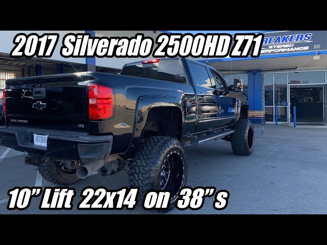 2017 Chevy Silverado 2500HD 10” Cognito Suspension Lift on TIS 544BM 22x14 and 38” tires