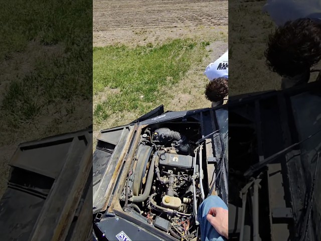 #tiv2 overheats on the highway #stormchasing #vehicles