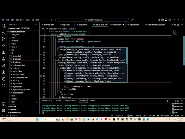 Flutter Lesson 13:  Advanced Navigation Techniques (Login Page) - Part 2