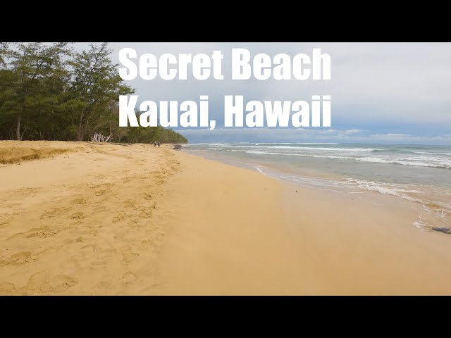 Secret Beach Kauai Hawaii Virtual Walk