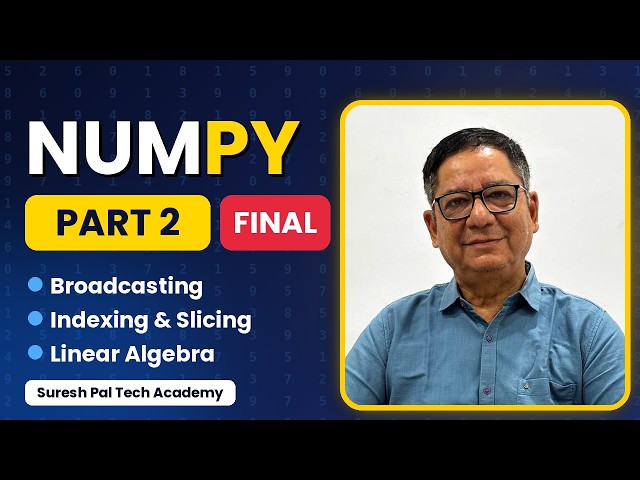 Master NumPy Advanced Operations: Broadcasting, Reshaping & Indexing 🔥