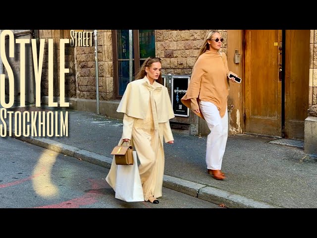 How Stockholmers Dress in October🍁🍂 | Scandinavian Street Style | Autumn Fashion Trends 2026