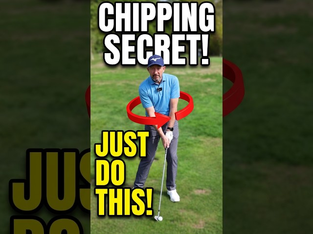 The secret to consistent chipping is your rib cage #golf #golflife