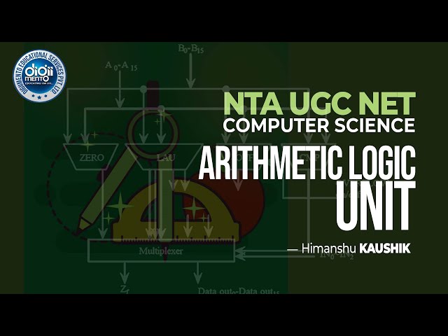 Designing a Basic Computer 05  Arithmetic Logic Unit IC Design