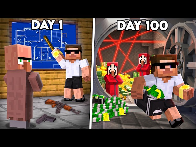 Stealing $10,000,000 From Bank of Minecraft..