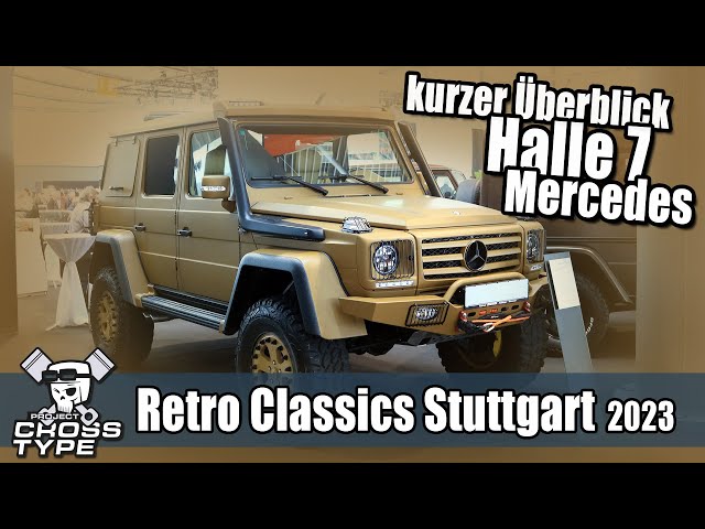 Retro Classics Stuttgart 2023 - kurzer Überblick - Halle 7 Mercedes